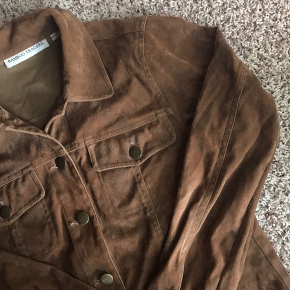 Vintage Jackets & Blazers - Brown suede shirt jacket Vintage Jackets & Blazers - Brown suede shirt jacket